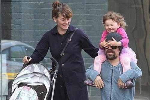 Peter Dinklage with wife and daughter
